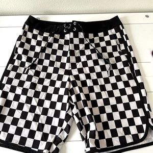 American Eagle Checkered Board Short